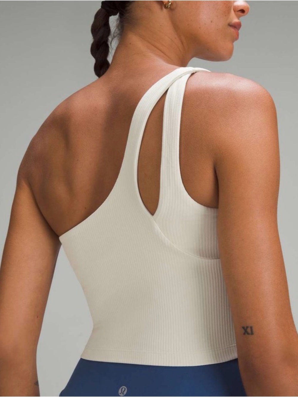 Lululemon Ribbed Nulu Asymmetrical Yoga Tank Top
Bone - Picture 2 of 4